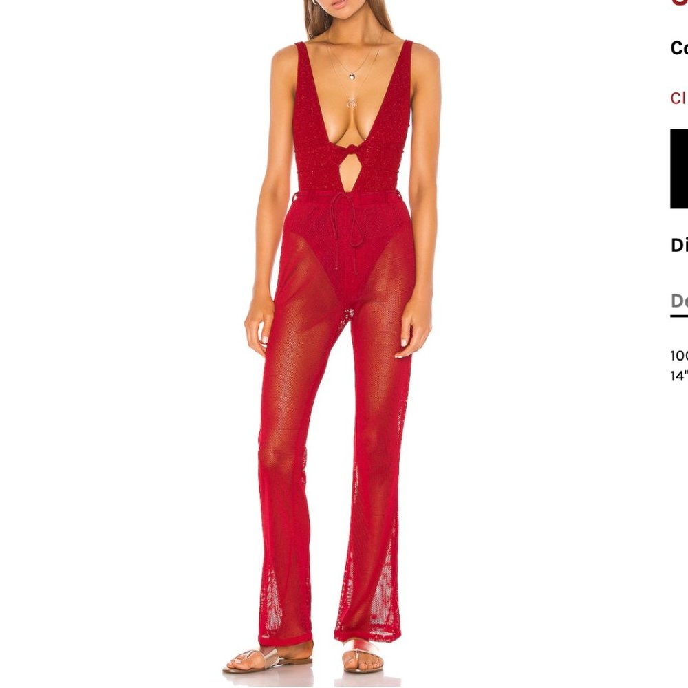 Superdown Lainey Mesh Pant